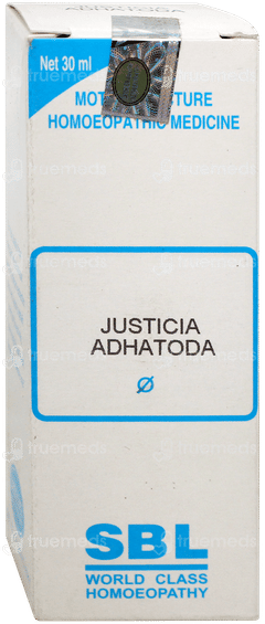 Sbl Justicia Adhatoda Q Mother Tincture 30Ml
